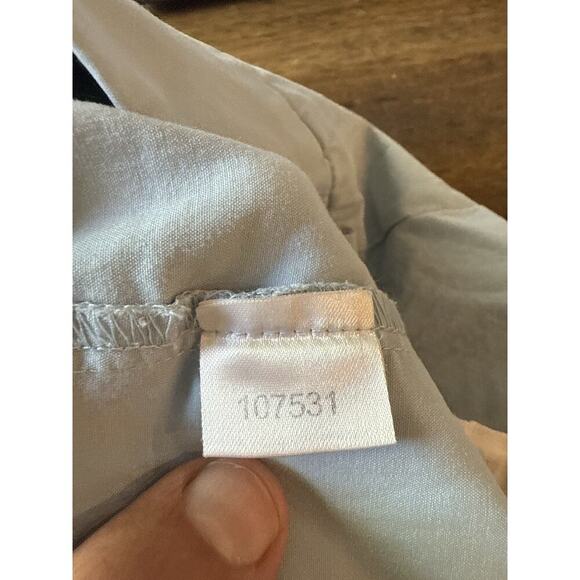 Ann Taylor Light Blue Stretch Cotton Cropped Pants | Size 6 - Picture 6 of 8